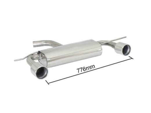 Ragazzon Duplex-Endschalldämpfer je 102mm