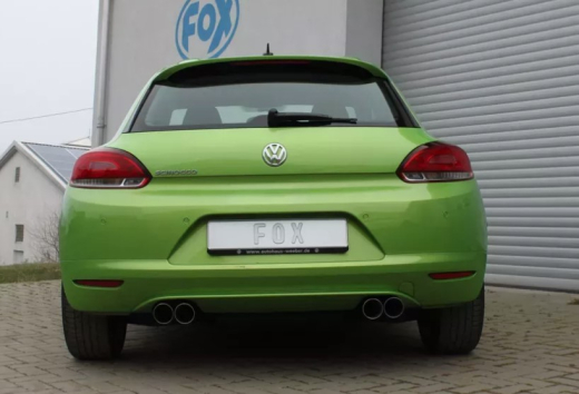 Fox Duplex-Endschalldämpfer je 2x80mm