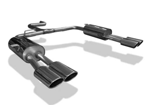 Fox Duplex-Endschalldämpfer je 2x115x85mm