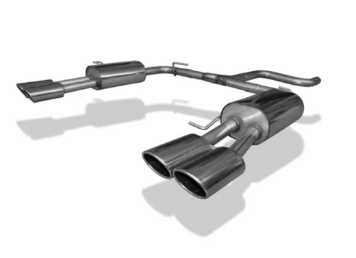 Fox Duplex-Endschalldämpfer je 2x115x85mm