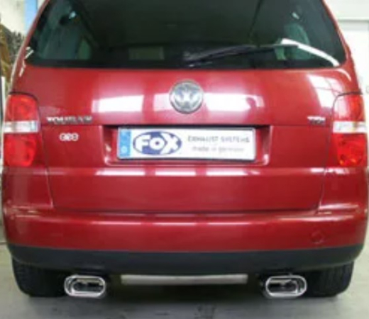 Fox Duplex-Endschalldämpfer je 1x160x80mm