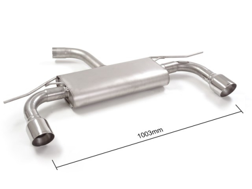 Ragazzon Duplex-Endschalldämpfer je 102mm Sport Line
