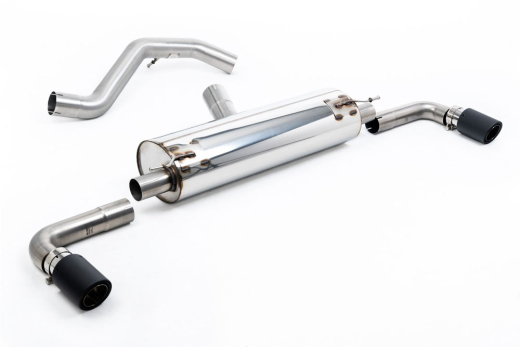 Milltek Duplex-Komplettanlage je 90mm Jet Carbon