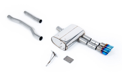 Milltek Komplettanlage 2x90mm GT Burnt Titanium