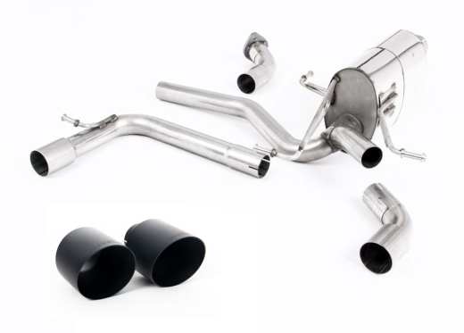 Milltek Duplex Endschalldämpfer je 115mm GT Black