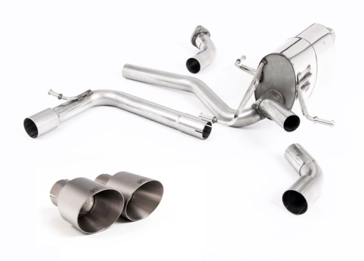 Milltek Duplex Endschalldämpfer je 115mm GT Titanium