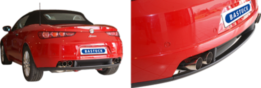 Bastuck Duplex-Endschalldämpfer je 2x70mm