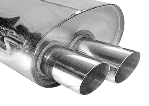 Bastuck Komplettanlage mit Endschalldämpfer 2x76mm