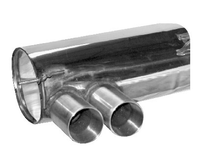 Bastuck Komplettanlage mit Endschalldämpfer 2x85mm