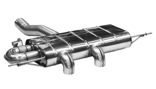 Bastuck Komplettanlage mit Endschalldämpfer 2x63mm (mit Klappe)