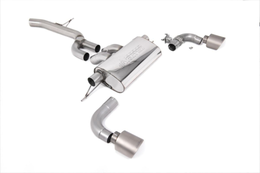 Milltek Duplex-Komplettanlage je 115mm GT Brushed Titanium