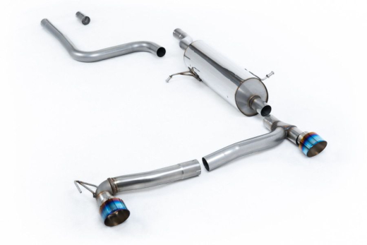Milltek Komplettanlage 2x90mm GT Brushed Titanium