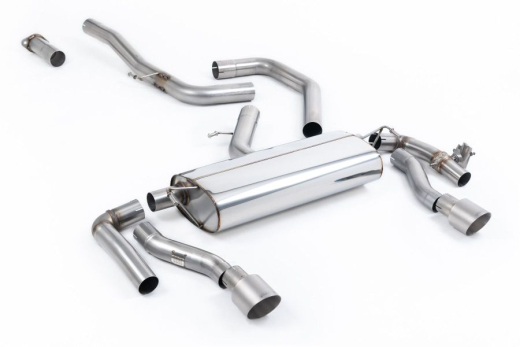 Milltek Duplex-Komplettanlage je 115mm GT Titanium