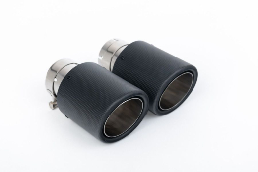 Milltek Duplex-Komplettanlage je 115mm Jet Carbon