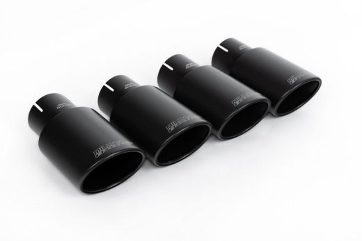 Milltek Komplettanlage je 2x104x80mm Oval Jet Black