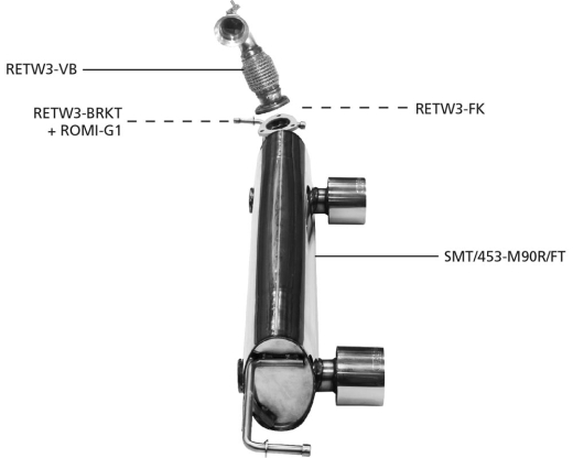 Bastuck Endschalldämpfer 2x90mm