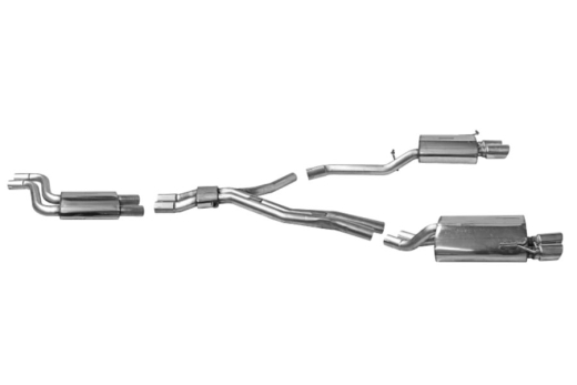 Bastuck Komplettanlage mit Duplex-Endschalldämpfer je 2x76mm