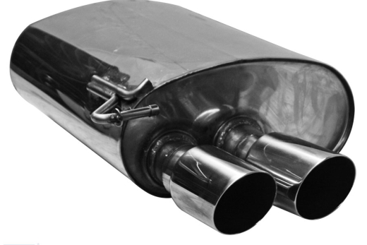 Bastuck Komplettanlage mit Duplex-Endschalldämpfer je 2x76mm