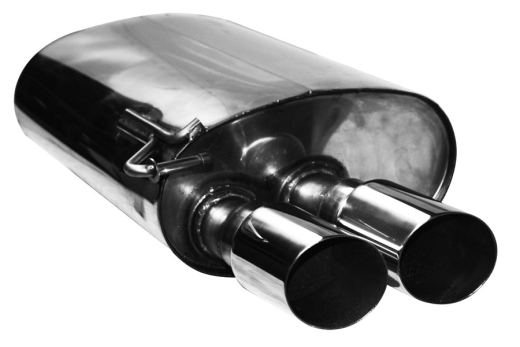 Bastuck Komplettanlage mit Endschalldämpfer 2x76mm Slash