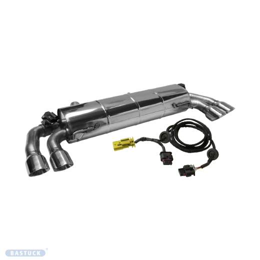 Bastuck Duplex-Endschalldämpfer 2x90mm schräg