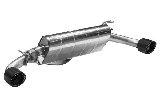 Bastuck Komplettanlage mit Duplex-Endschalldämpfer 110mm Carbon