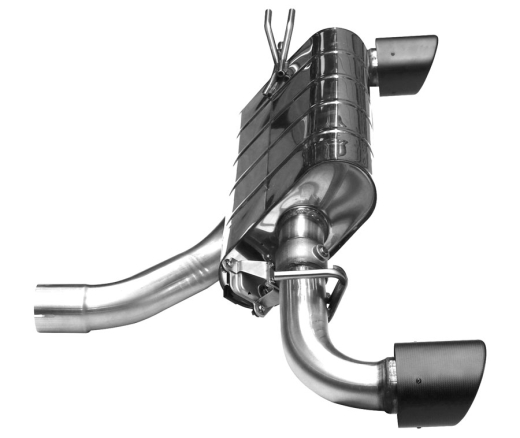 Bastuck Komplettanlage mit Duplex-Endschalldämpfer 110mm Carbon