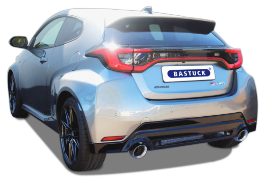 Bastuck Komplettanlage mit Duplex-Endschalldämpfer 110mm (mit Klappe)