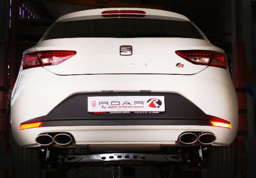 Roar Duplex-Endschalldämpfer je 2x75x130mm