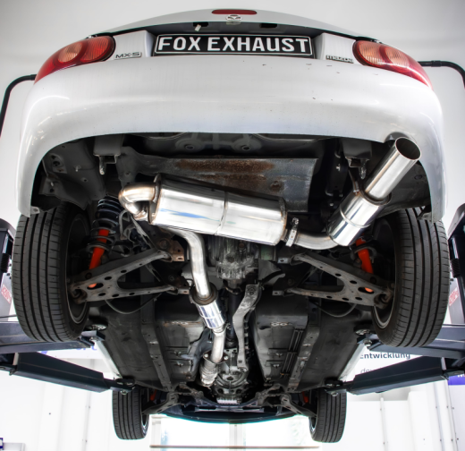 Fox Komplettanlage mit Endschalldämpfer 1x90mm