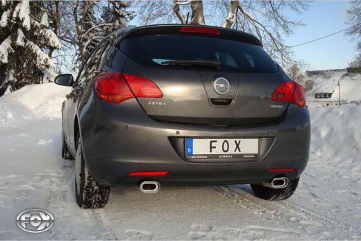 Fox Duplex-Endschalldämpfer je 1x135x80mm