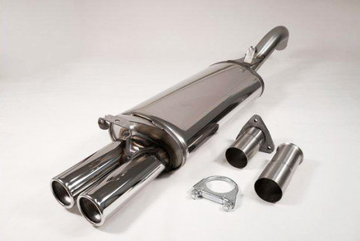 Simons Endschalldämpfer Audi 100/A6 2*70