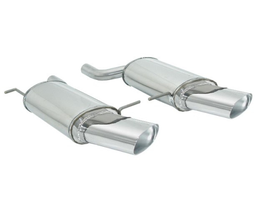 Ragazzon Duplex-Endschalldämpfer je 128x80mm oval