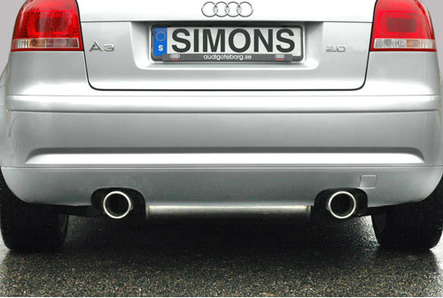 Simons Komplettanlage A3 8P/Golf V Turbo 2*100