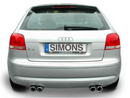 Simons Komplettanlage A3 8P/Golf V Turbo 4*80