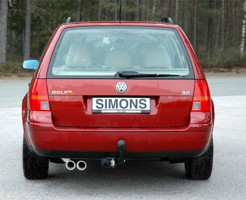 Simons Komplettanlage Bora/Golf Variant 2*80