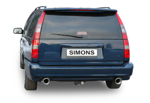 Simons Komplettanlage 850/S70/V70 Turbo 2*100