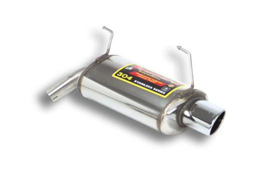 Supersprint Endschalldämpfer rechts 120x80 mm Slant-End