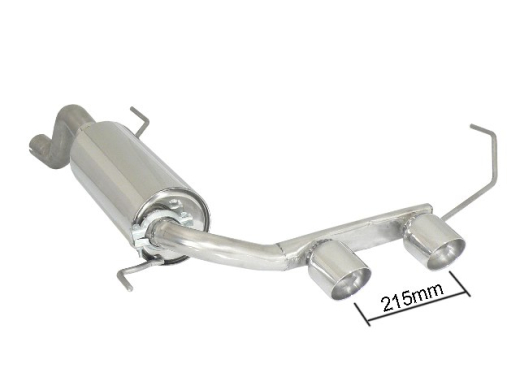 Ragazzon Endschalldämpfer mittig 2x90mm Sport Line