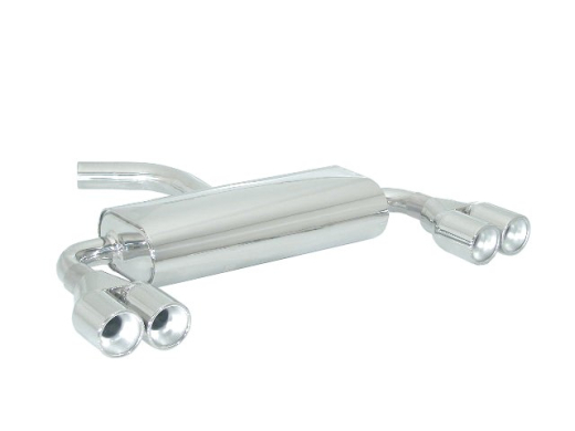Ragazzon Duplex-Endschalldämpfer je 2x80mm rund