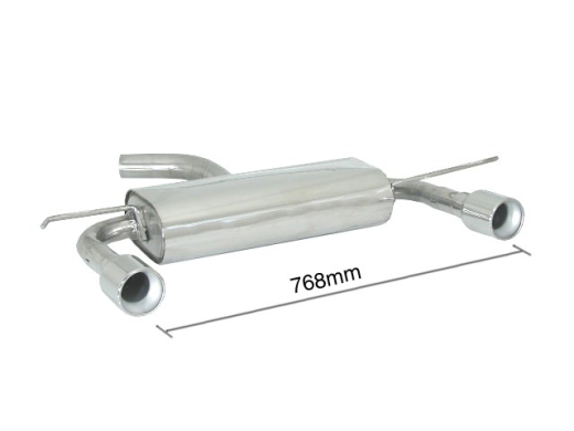 Ragazzon Duplex-Endschalldämpfer je 90mm