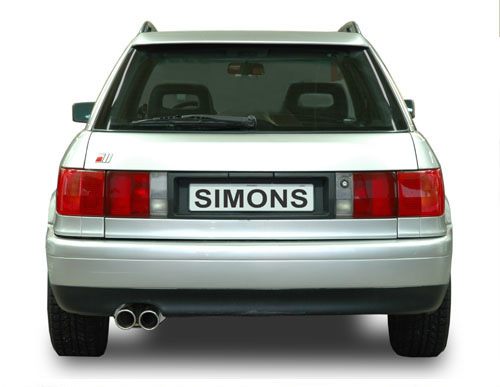 Simons Komplettanlage Audi S2/RS2 B4 2*80