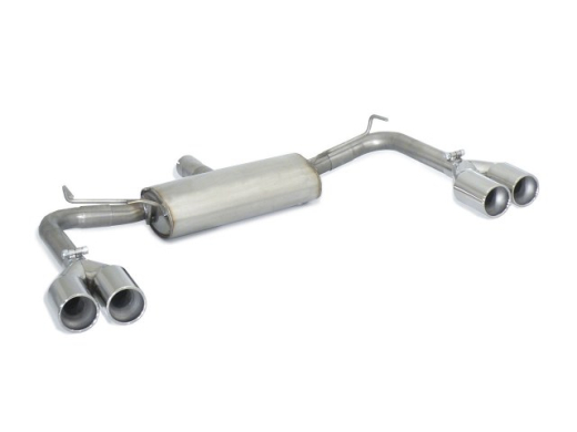 Ragazzon Duplex-Endschalldämpfer je 2x80mm versetzt