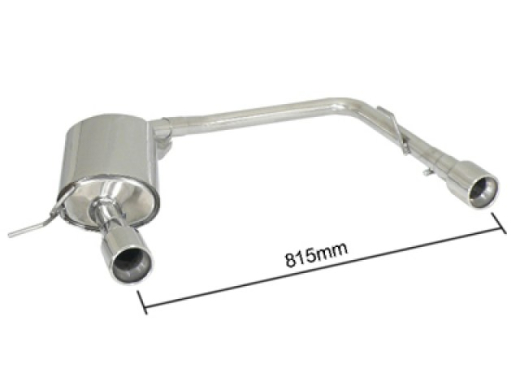 Ragazzon Duplex-Endschalldämpfer je 90mm