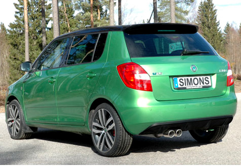 Simons Komplettanlage Fabia 5J 1.4TSi 2*80