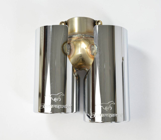 Supersprint Duplex Endrohre je 2x80mm rund