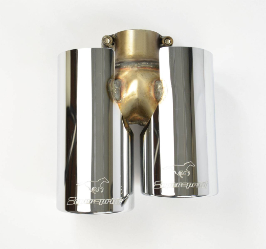 Supersprint Duplex Endrohre je 2x80mm rund