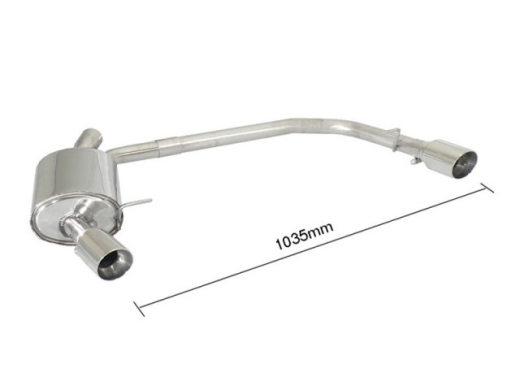 Ragazzon Duplex-Endschalldämpfer je 90mm Sport Line