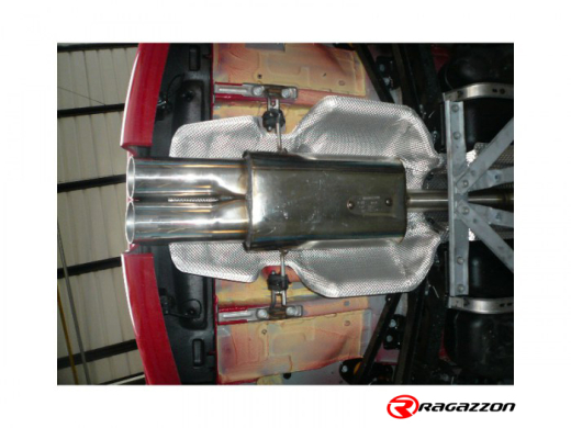 Ragazzon Endschalldämpfer mittig 2x90mm Sport Line