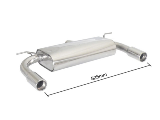 Ragazzon Duplex-Endschalldämpfer je 90mm