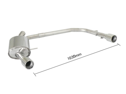 Ragazzon Duplex-Endschalldämpfer je 80mm